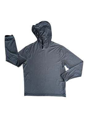 32 DEGREES Men's Dark Charcoal Gray Hooded Pullover